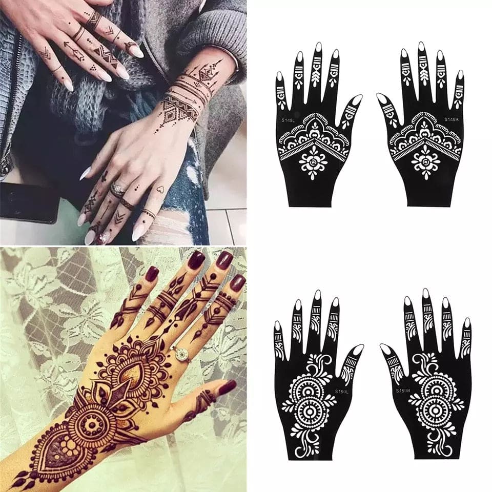 Professional Henna Stencil Temporary Hand Tattoo, Body Art Sticker, Temporary Hand Mehndi Tattoo, Body Art Sticker, Wedding Tool Flower Tattoo Stencil Professional Henna Stencil Temporary Hand Tattoo, Body Art Sticker, Temporary Hand Mehndi Tattoo, Body Art Sticker, Wedding Tool Flower Tattoo Stencil